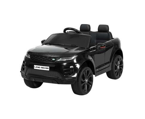 Kids Ride On Car Licensed Land Rover 12V Electric Car Toys Battery Remote Black RCAR-EVOQUE-LS-BK