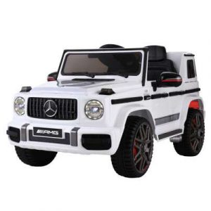 Mercedes-Benz Kids Ride On Car Electric AMG G63 Licensed Remote Cars 12V White RCAR-AMG63-WH