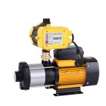 Giantz Multi Stage Water Pump Pressure Rain Tank Garden Farm House Irrigation 2000W Yellow Controller PUMP-ST5-SS-OG-YEL