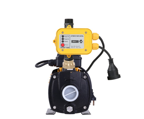Giantz Multi Stage Water Pump Pressure Rain Tank Garden Farm House Irrigation 2000W Yellow Controller PUMP-ST5-SS-OG-YEL