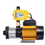Giantz Multi Stage Water Pump Pressure Rain Tank Garden Farm House Irrigation 2000W Yellow Controller PUMP-ST5-SS-OG-YEL
