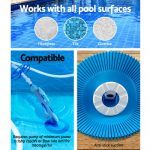 Swimming Pool Cleaner Floor Climb Wall Automatic Vacuum 10M Hose PO-CL-T868-DIA