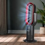 Spector Bladeless Electric Fan Cooler Heater Air Cool Sleep Timer Remote Control FAN1003-BKRD