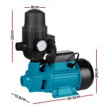 Giantz Auto Peripheral Pump Clean Water Garden Farm Rain Tank Irrigation QB80 PUMP-QB80-TPC