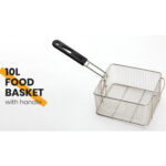 EuroChef Commercial Electric Deep Fryer Frying Basket Chip Cooker Fry Scoop V219-FRYER-1TANK