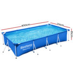 Bestway 4M Swimming Pool Above Ground Heavy Duty Steel Pro™ Frame Pools BW-POOL-400CM-56512