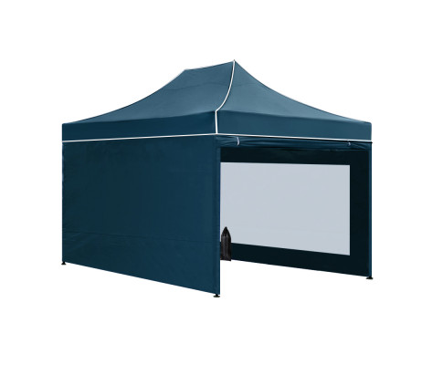 Instahut Gazebo Pop Up Marquee 3x4.5 Folding Wedding Tent Gazebos Shade Navy GAZEBO-H-C-3X45-DX-NA