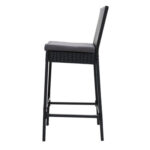 Gardeon Set of 4 Outdoor Bar Stools Dining Chairs Wicker Furniture ODF-BAR-CHAIR-BK-4X