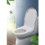 Non Electric Bidet Toilet Seat W/ Cover Bathroom Washlet Spray Water Wash V63-836451