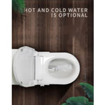 Non Electric Bidet Toilet Seat W/ Cover Bathroom Washlet Spray Water Wash V63-836451