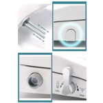 Non Electric Bidet Toilet Seat W/ Cover Bathroom Washlet Spray Water Wash V63-836451