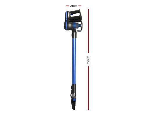Devanti Handheld Vacuum Cleaner Cordless Handstick Stick 250W Brushless Motor VAC-CL-H-B8-BL