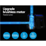 Devanti Handheld Vacuum Cleaner Cordless Handstick Stick 250W Brushless Motor VAC-CL-H-B8-BL