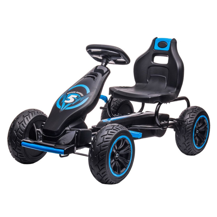 KAHUNA G18 Kids Ride On Pedal Powered Go Kart Racing Style - Blue car-g18-bu