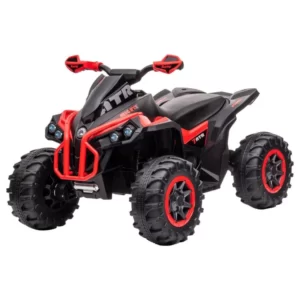 KAHUNA GTS99 Kids Electric Ride On Quad Bike Toy ATV 50W - Red car-gts-1199-rd