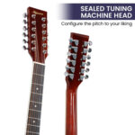 KARRERA Acoustic Guitar 12-String With EQ - Sunburst 12s-eq-sb