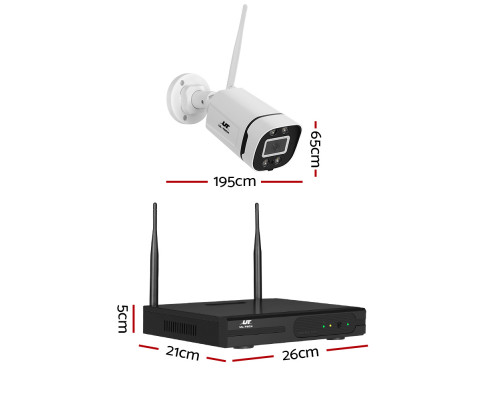 UL-tech 3MP Wireless CCTV Home Security System Outdoor IP Camera 8CH WiFi NVR CCTV-WF-CLA-8C-4P