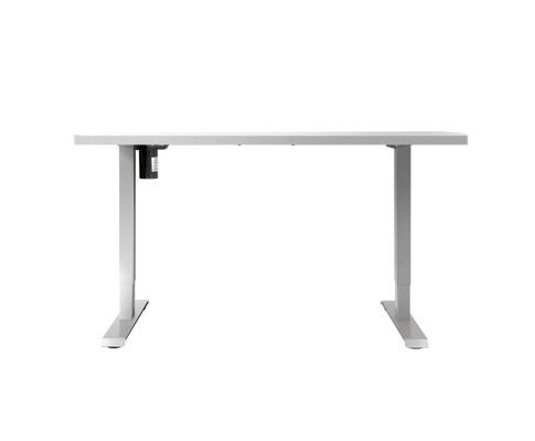 Artiss Electric Standing Desk Motorised Sit Stand Desks Table White 140cm HASD-114G-WHDF-WHDB-140