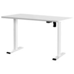 Artiss Electric Standing Desk Motorised Sit Stand Desks Table White 140cm HASD-114G-WHDF-WHDB-140