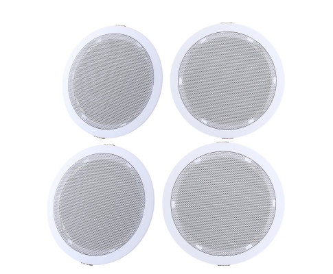 Giantz 4pcs 4 Inch Ceiling Speakers In Wall Speaker Home Audio Stereos Tweeter SPK-CEILING-MSR127X2