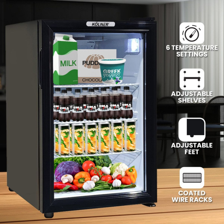 KOLNER 70L Bar Fridge Cooler fdg-yge-bc-70l