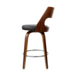 Artiss Set of 2 Wooden Bar Stools - Black BA-TW-8569-BKX2-AB
