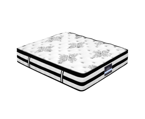 Giselle Bedding Algarve Euro Top Pocket Spring Mattress 34cm Thick Double MATTRESS-0908-DOUBLE