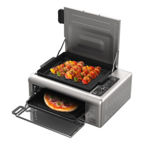Kitchen Couture 9-In-1 Sensei XL Flip Air Fryer Oven Grill Stainless Steel V160-10004268