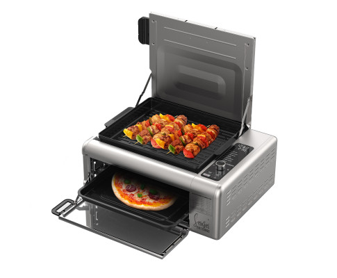 Kitchen Couture 9-In-1 Sensei XL Flip Air Fryer Oven Grill Stainless Steel V160-10004268