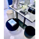 Interior Ave - Pandora Stone Marble Console - Marble & Black V355-IA-CO1-MB
