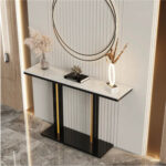 Interior Ave - Pandora Stone Marble Console - Marble & Black V355-IA-CO1-MB
