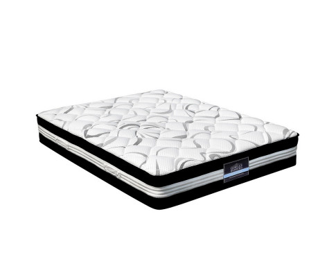 Giselle Bedding Mykonos Euro Top Pocket Spring Mattress 30cm Thick Double MATTRESS-TT30-DOUBLE