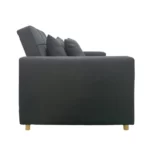 SURI 3-IN-1 Convertible Lounge Chair Bed - Dark Grey sofa-ygg-7001-lnn-dgy