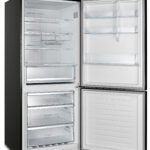 Chiq CBM393NB 396L Bottom Mounted Black Fridge