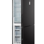 Chiq CBM393NB 396L Bottom Mounted Black Fridge