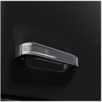 Chiq CRTM200NB 202L Frost Free Retro Style Top Mounted Black Fridge