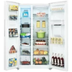 CHiQ 559L Side By Side Fridge White CSS559NWD