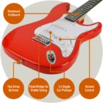 3rd Avenue Electric Guitar Pack - Red NM-XF203ARDPK