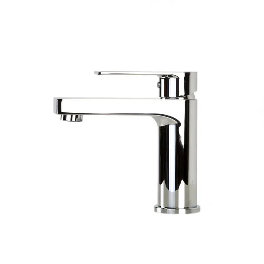 Prato Bathroom Single Lever Basin Mixer Tap - Luxury Chrome AGZ-PR0810-CC