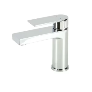 Prato Bathroom Single Lever Basin Mixer Tap - Luxury Chrome AGZ-PR0810-CC