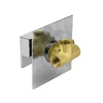 Quadro Wall Mounted Bath and Shower Mixer - Chrome AGZ-QU0023