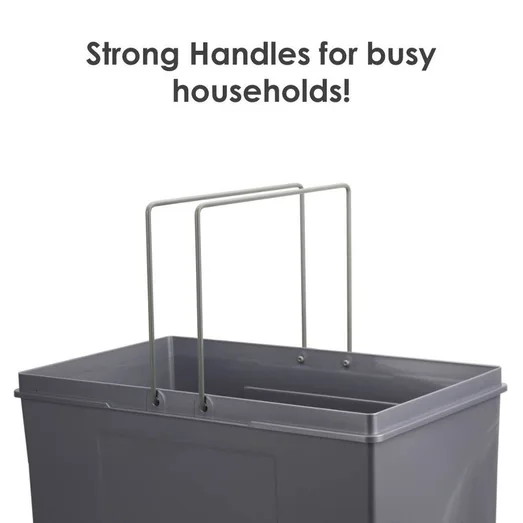 Valet 90L Twin Slide Out Concealed Waste Bin ELITEPOB-SM600-0502
