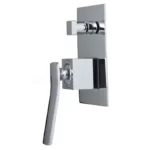 Cortina Wall Mounted Bath and Shower Mixer with Diverter - Chrome RSEEO505B0253
