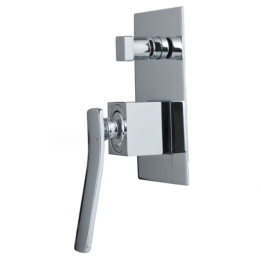 Cortina Wall Mounted Bath and Shower Mixer with Diverter - Chrome RSEEO505B0253