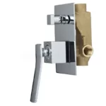 Cortina Wall Mounted Bath and Shower Mixer with Diverter - Chrome RSEEO505B0253