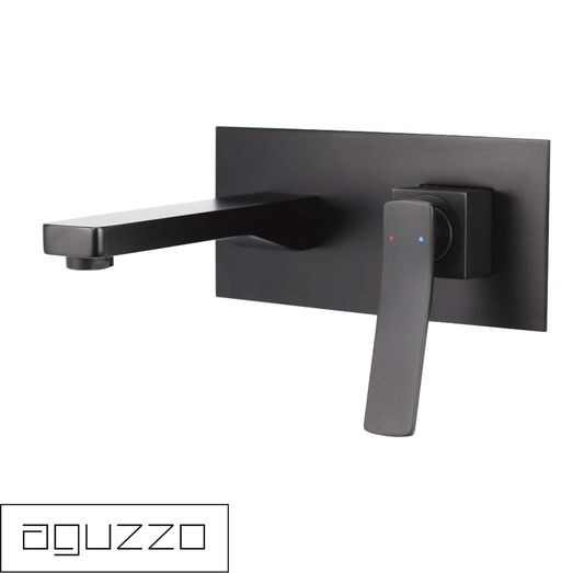 Cortina Wall Mounted Mixer with Spout - Matte Black RSEEO505B0254-B