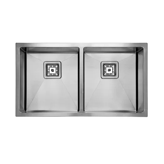 SWEDIA Dante Stainless Steel Sink - 800mm Double Bowl - 1.5mm Thick SWEDIADANDB0602