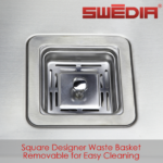 SWEDIA Dante Stainless Steel Sink - 800mm Double Bowl - 1.5mm Thick SWEDIADANDB0602