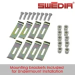 SWEDIA Dante Stainless Steel Sink - 800mm Double Bowl - 1.5mm Thick SWEDIADANDB0602