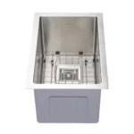 SWEDIA Dante Stainless Steel Sink - 300mm Half Bowl DEEP Kitchen Sink - 1.5mm Thick SWEDIADANHB0740